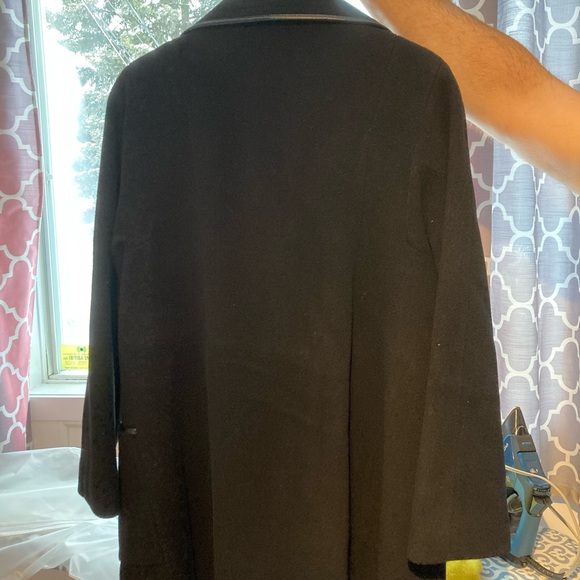 Wool and Cashmere Vintage Black Coat - Picture 7 of 8